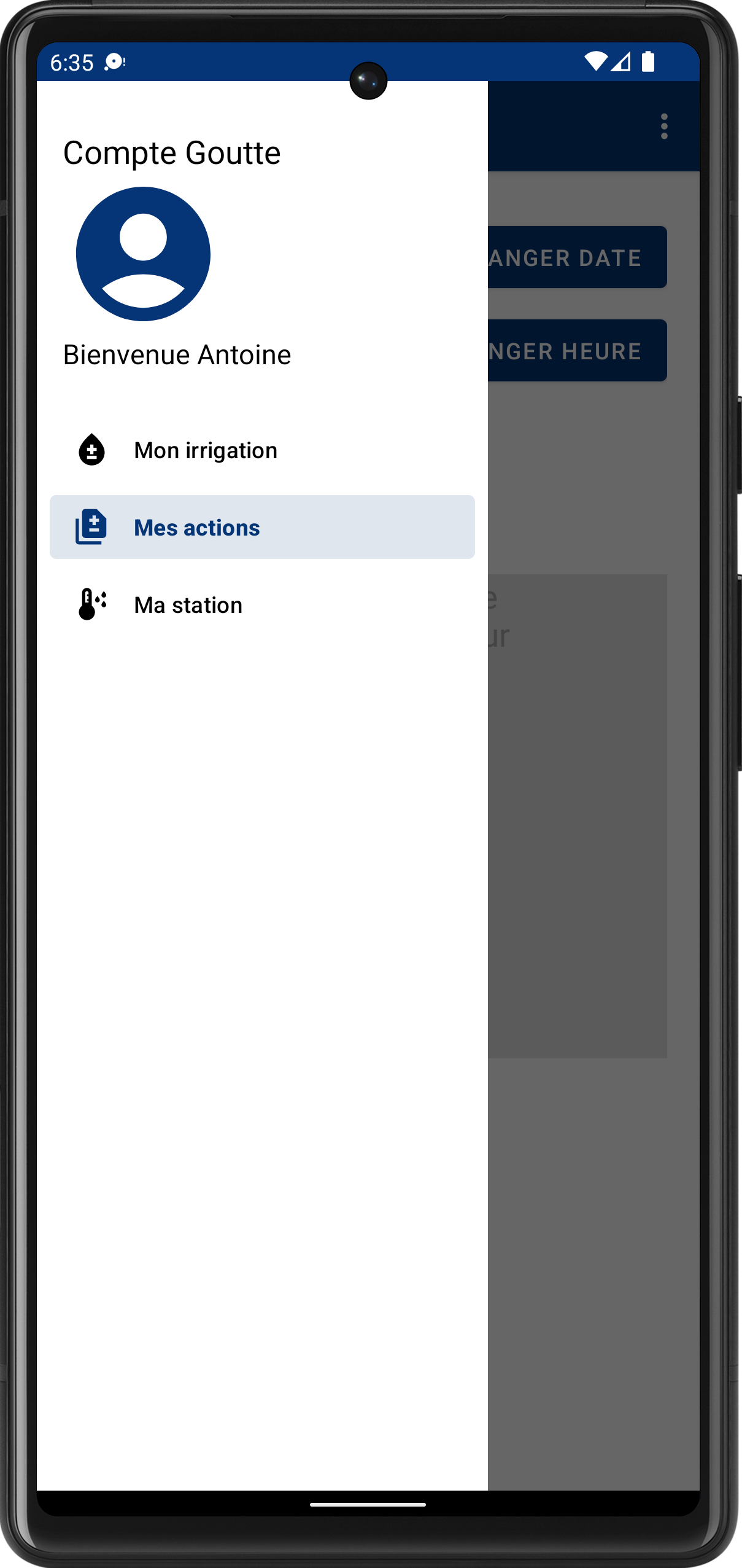 Station météo et alimentation solaire